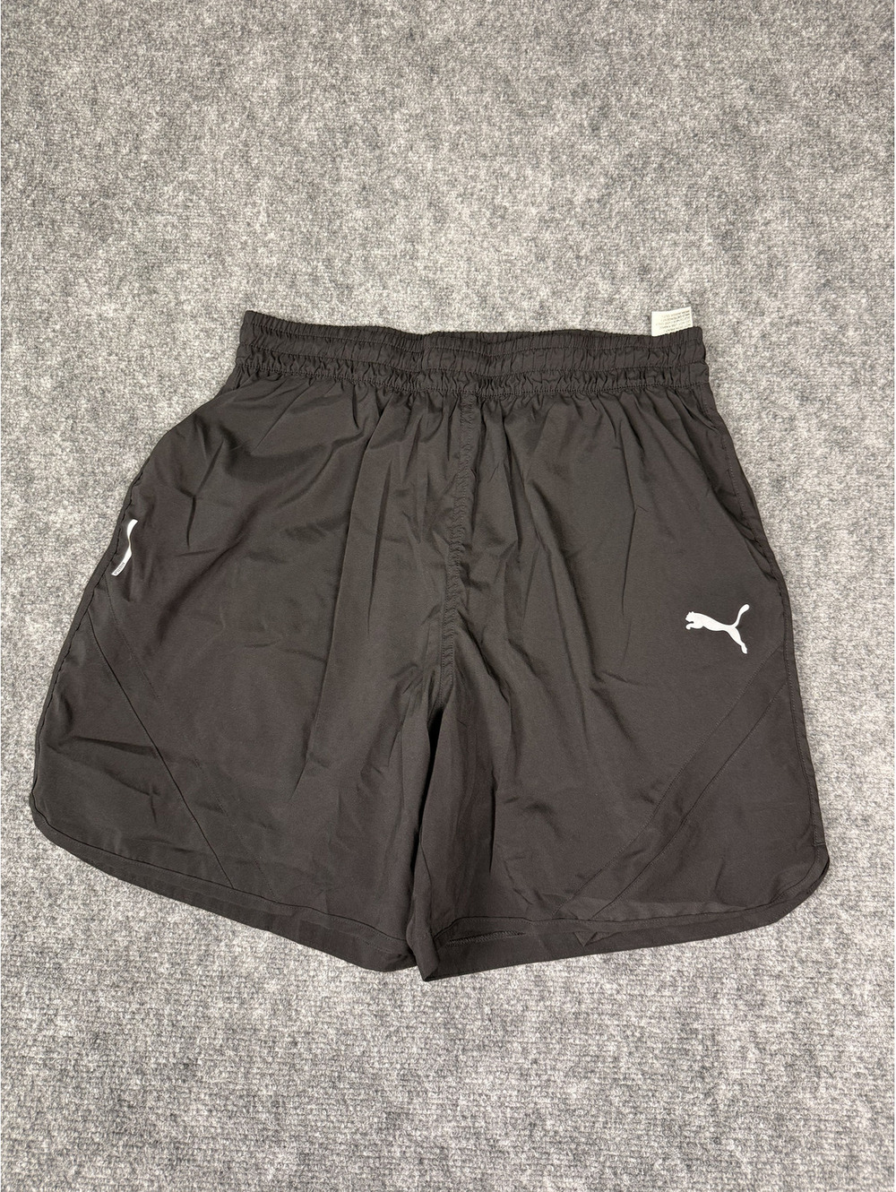 Puma Men's Black Athletic Shorts XL Polyester